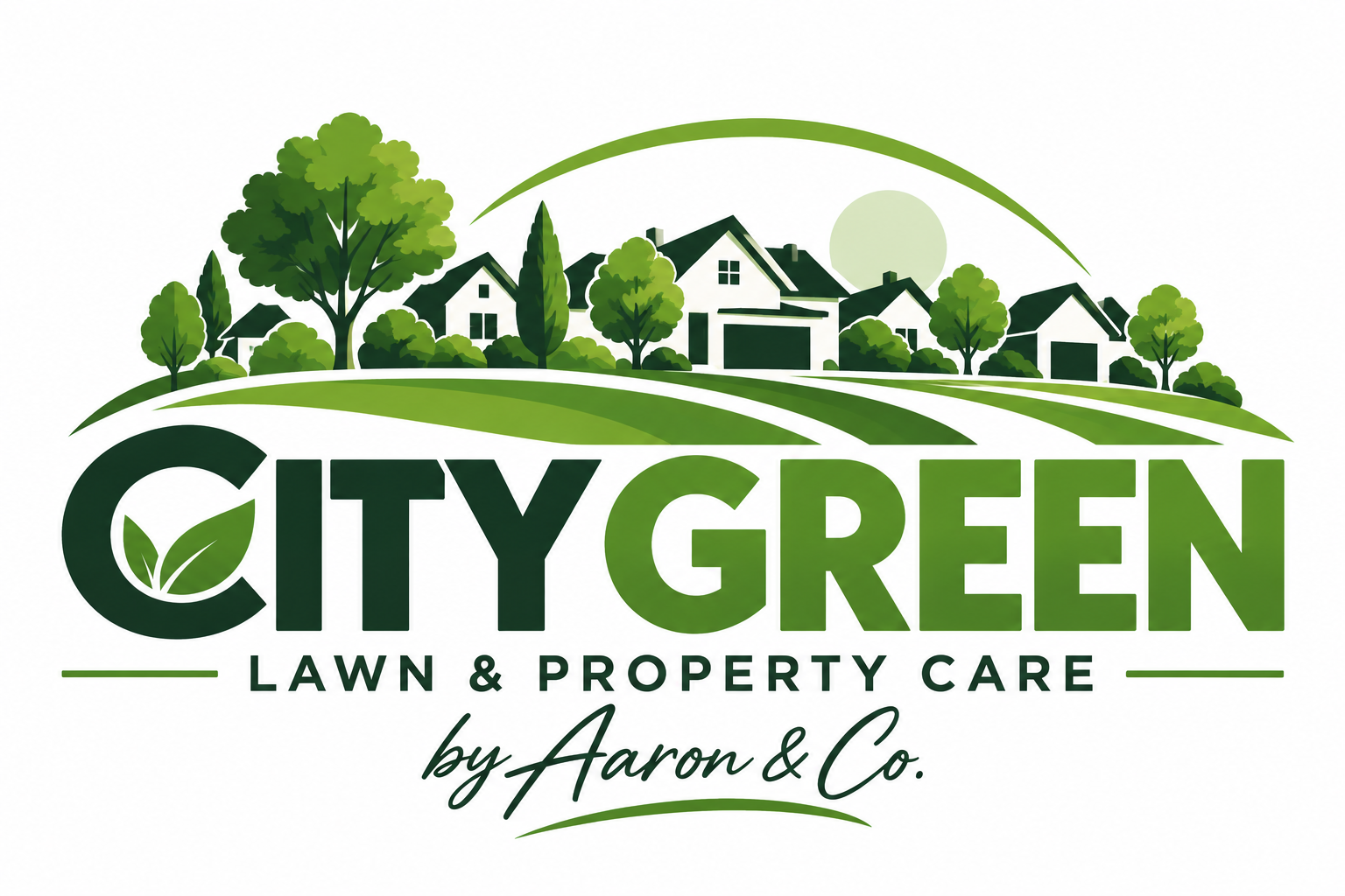 City Green Lawn & Property Care by Aaron & Co. logo
